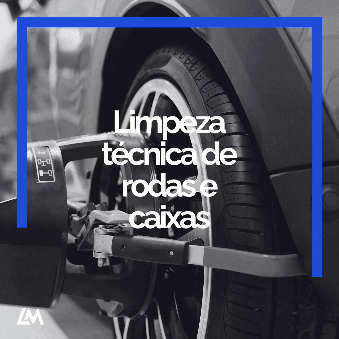 Limpeza técnica de rodas e caixas